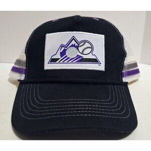 KOA NEWS RADIO 94.1 FM COLORADO ROCKIES SNAPBACK TRUCKER MESH PROMO CAP HAT